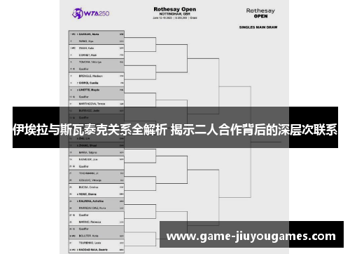 伊埃拉与斯瓦泰克关系全解析 揭示二人合作背后的深层次联系